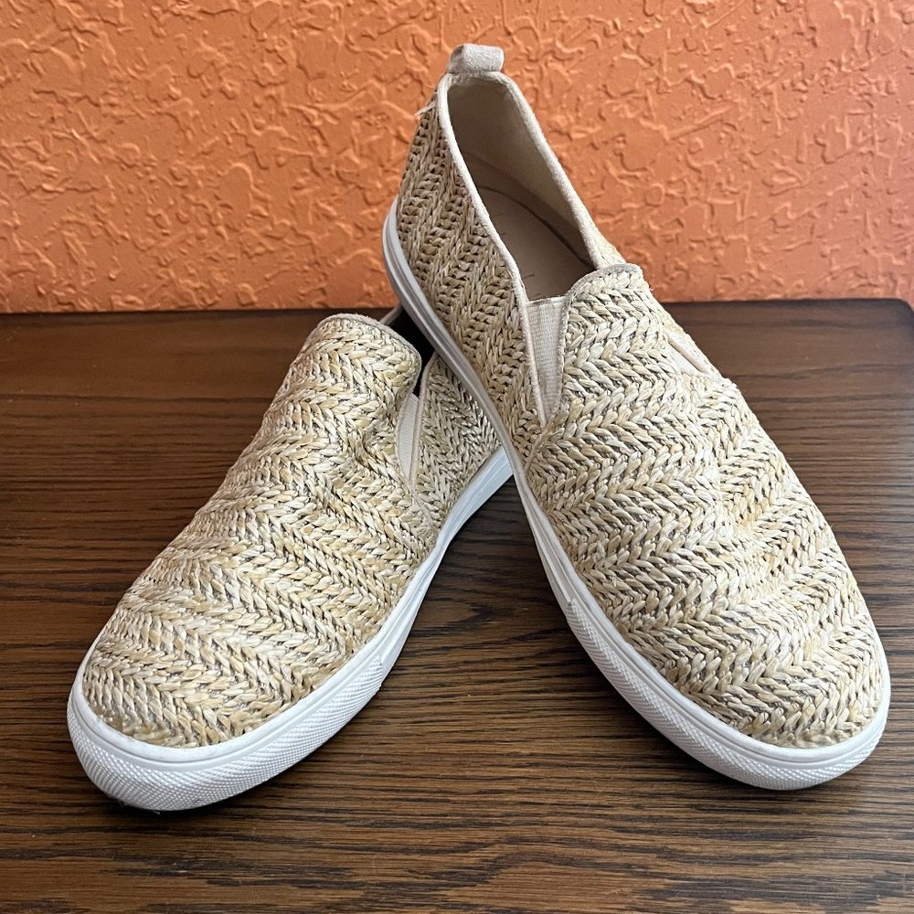 Nicole Miller, Women Size 8, Slip-on Sneakers